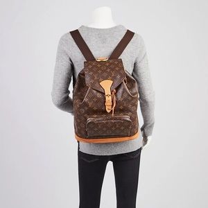 💎Beautiful ❤️Authentic Louis Vuitton Montsouris GM Backpack Monogram Canvas